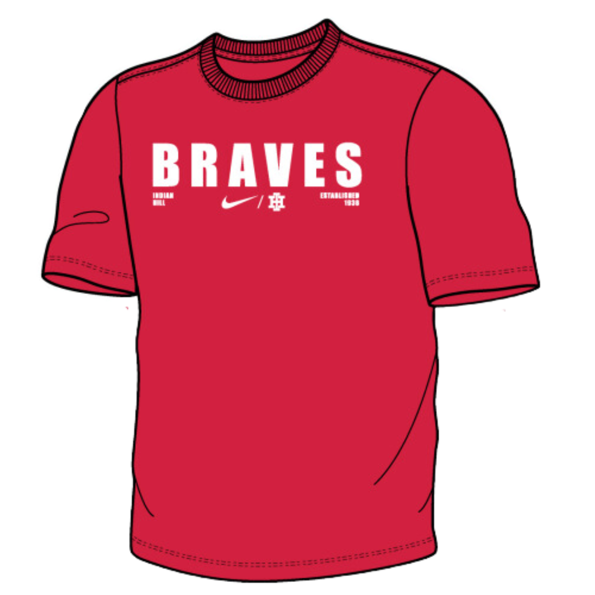 Adult Nike Legend Tee - Red