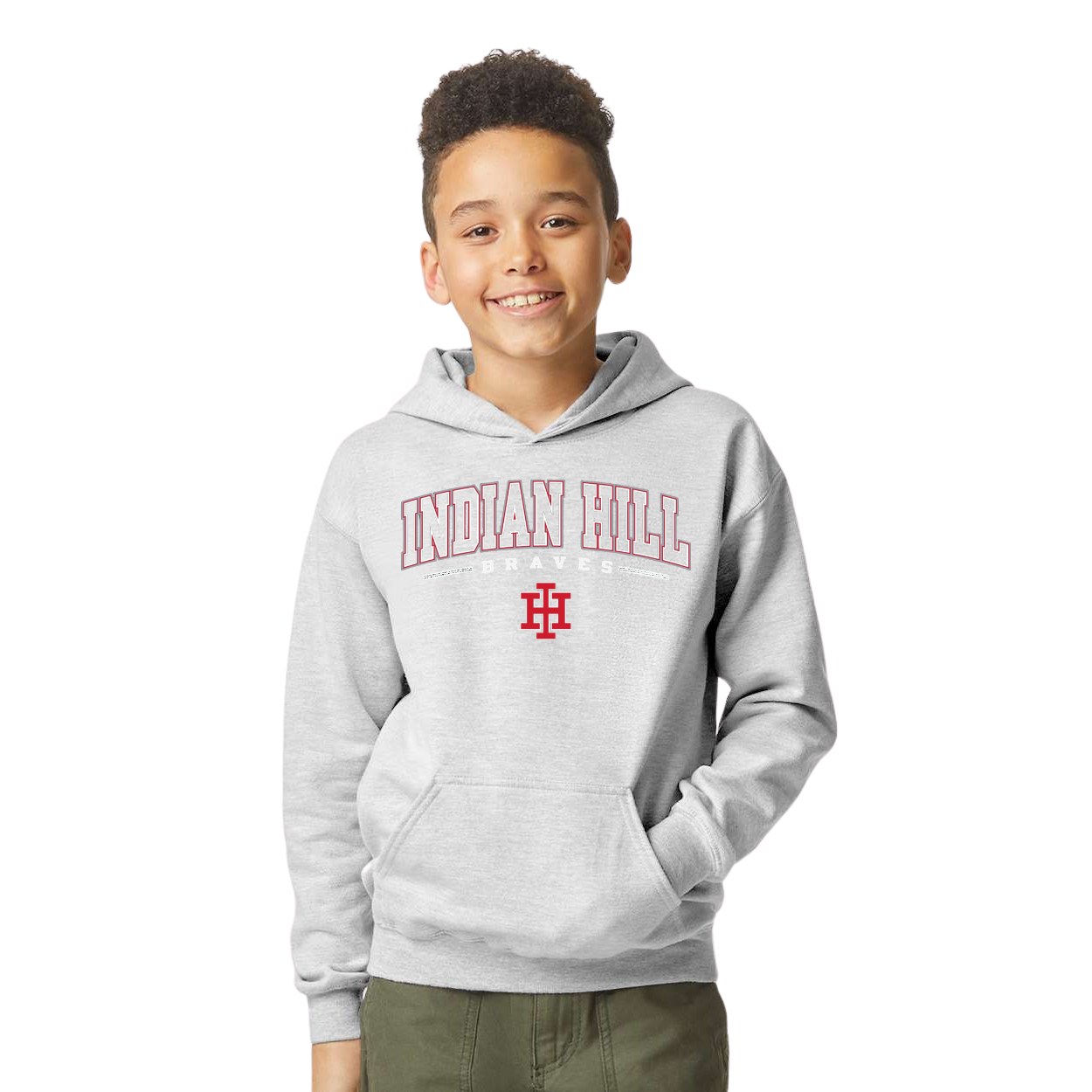Gildan Youth Softstyle Hoodie - Grey