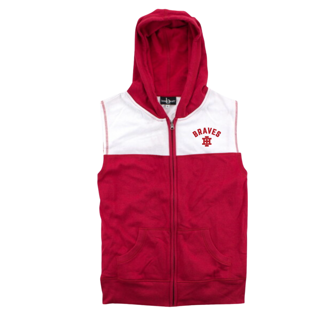 Girl's Boxercraft Sleeveless Hooded Sweatshirt