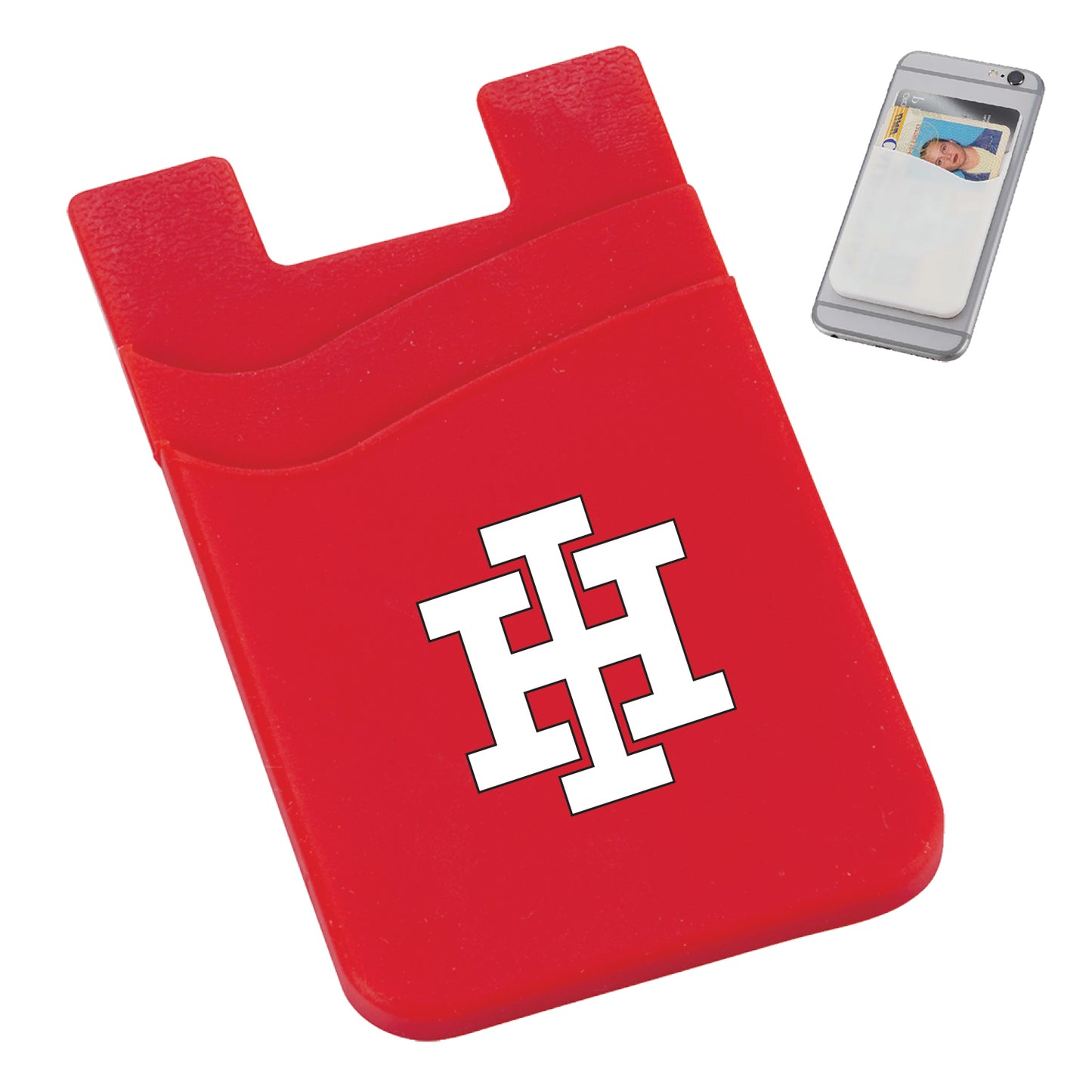 Dual Pocket Silicone Wallet