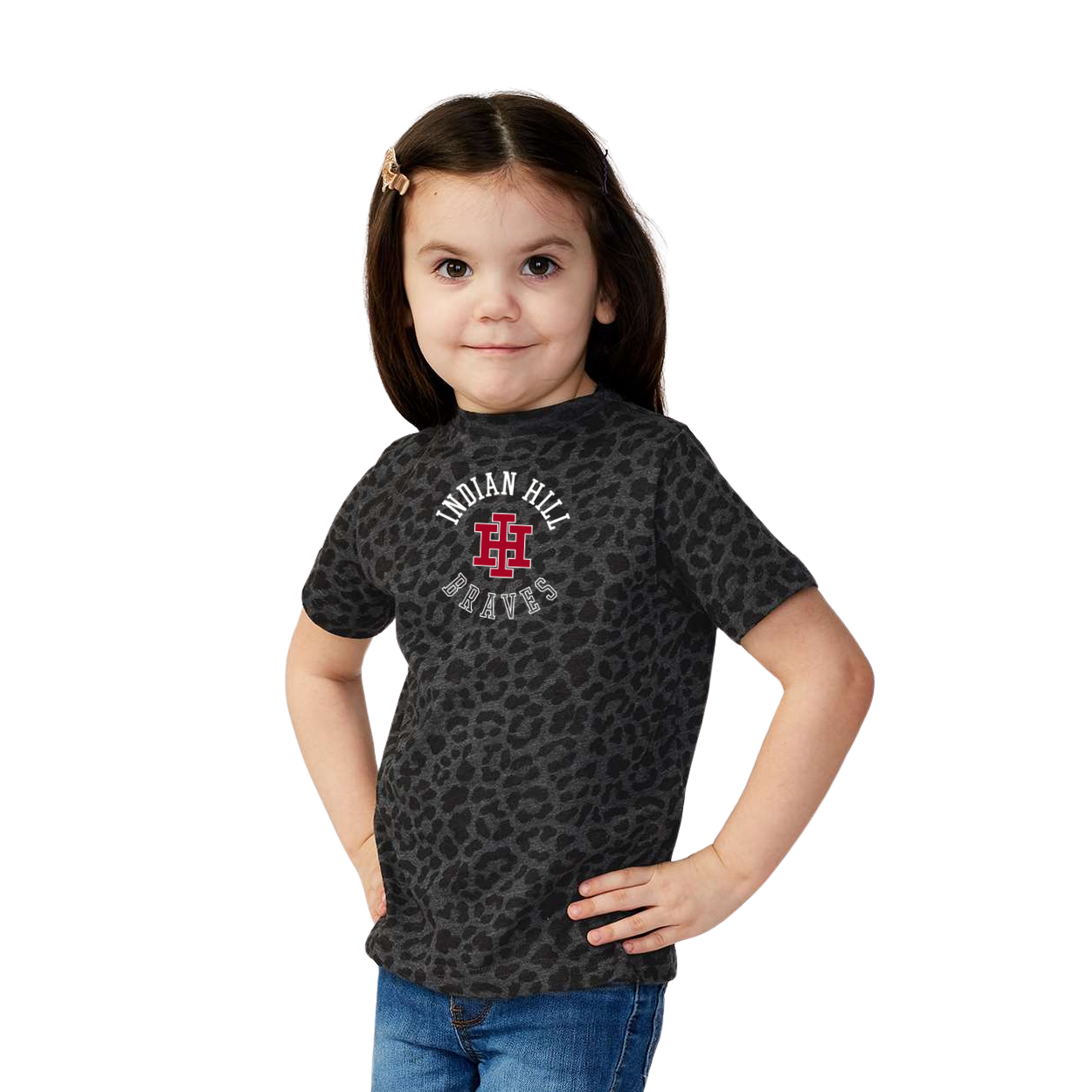 Toddler Leopard Tee - Black