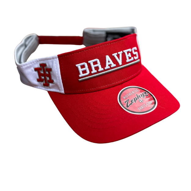 Zephyr Cotton Visor - Red