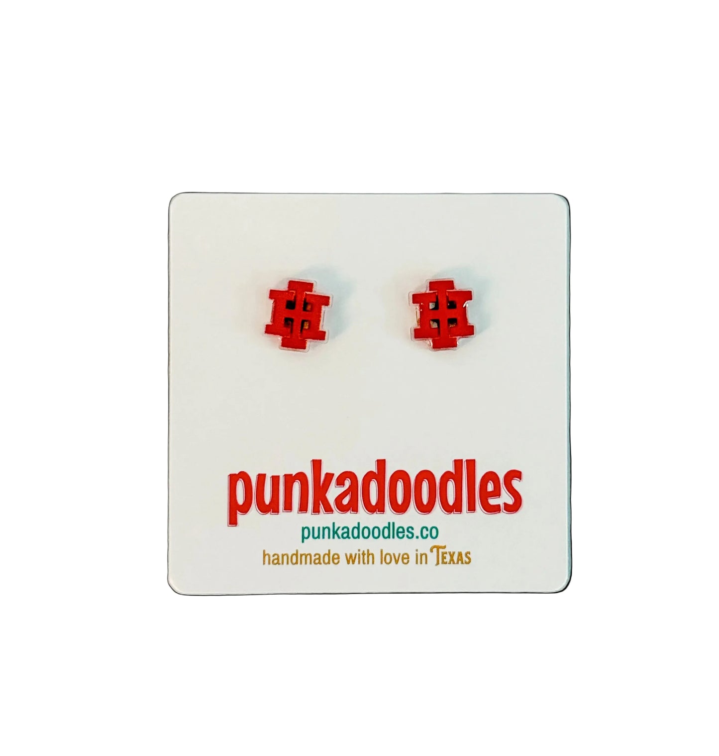 Indian Hill Acrylic Stud Earrings