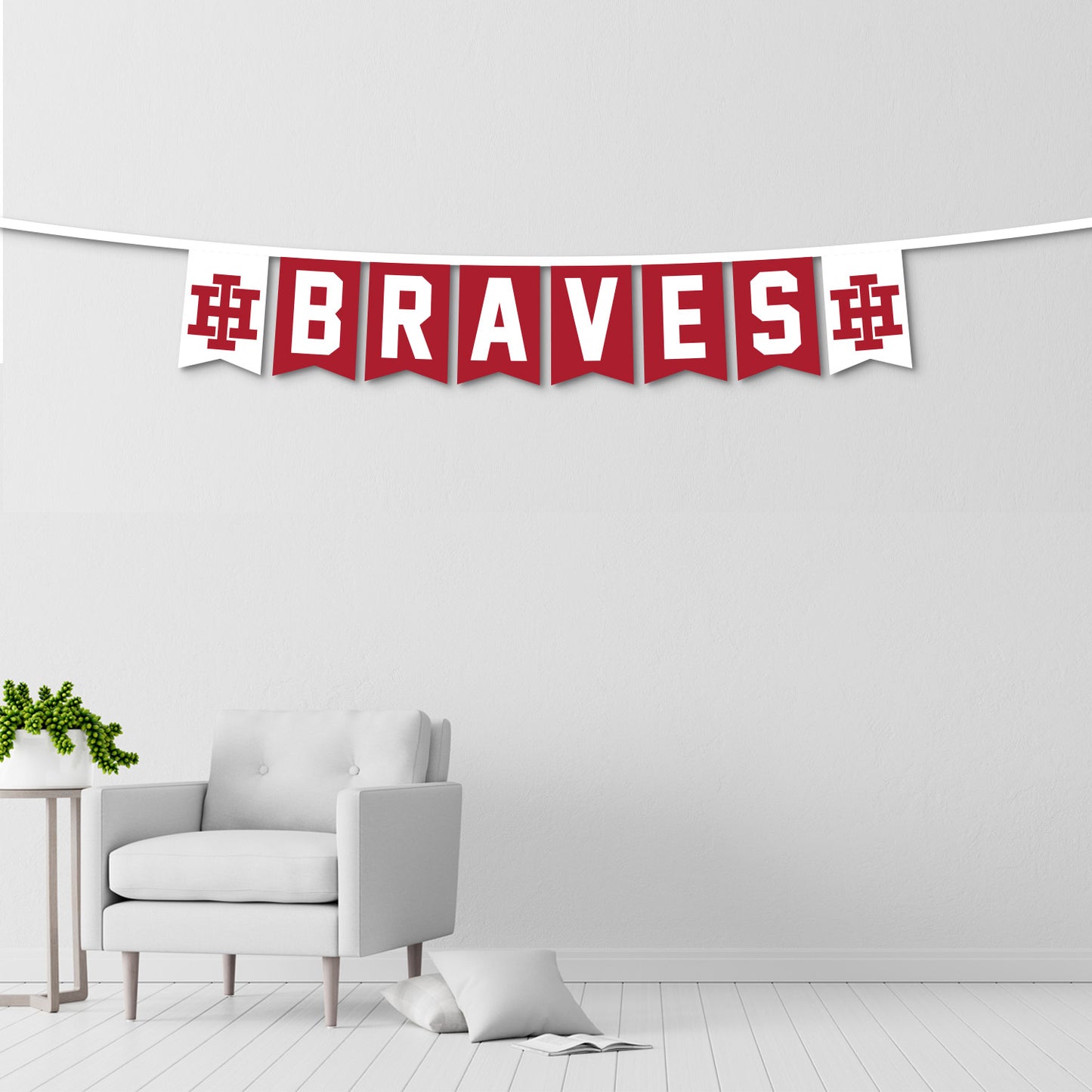 Braves Felt Banner