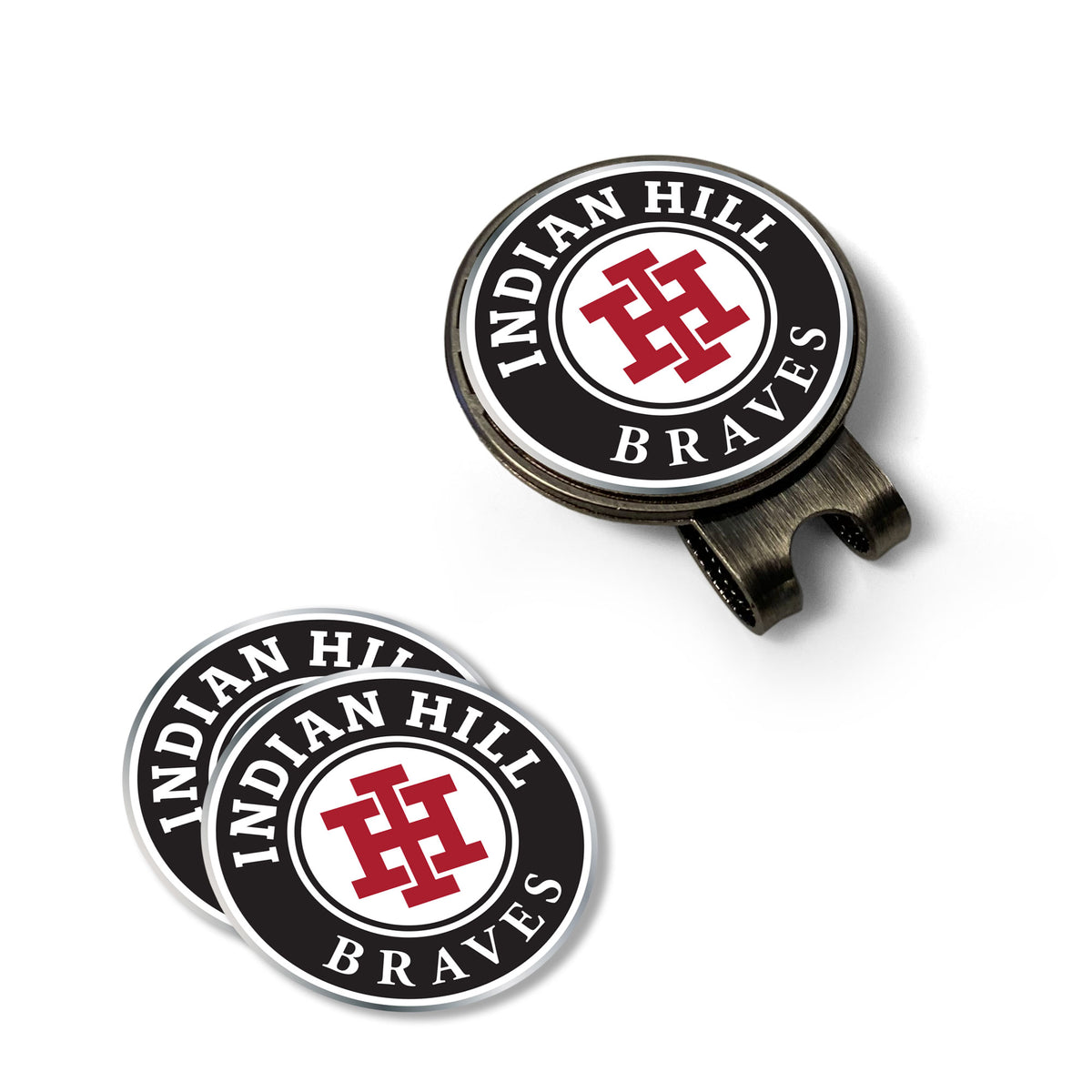 Indian Hill Braves Cap Clip Pack