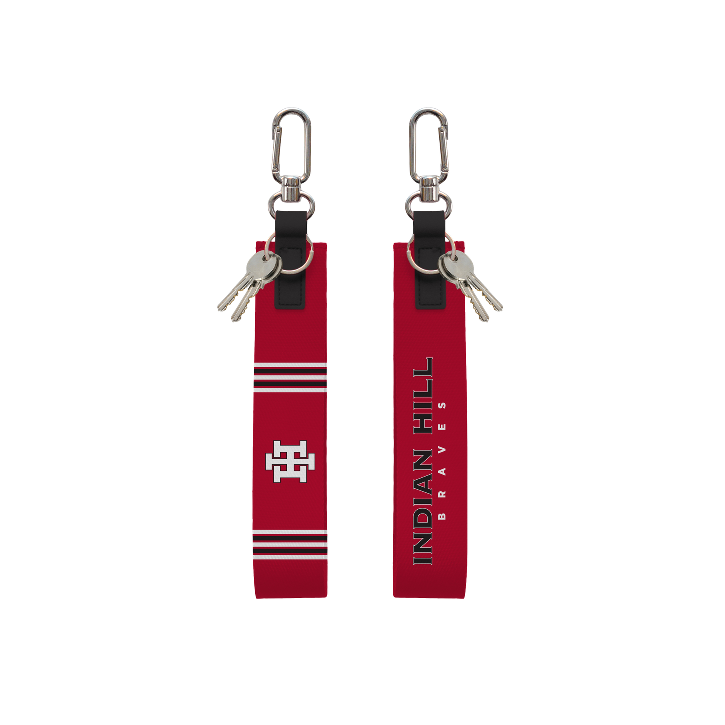 Indian Hill Braves Oversized Strap Keychain