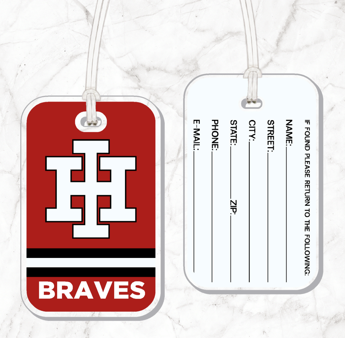 IH Braves Acrylic Bag Tag