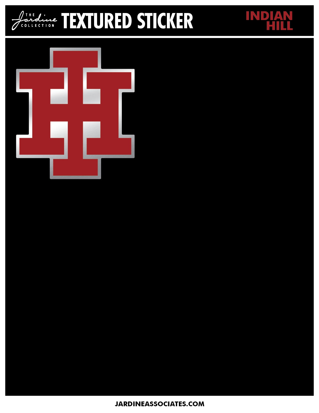 Textured IH Sticker