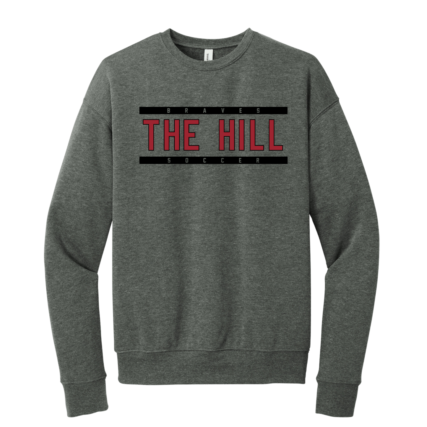 Bella + Canvas Adult Drop-Shoulder Sweatshirt - Soccer