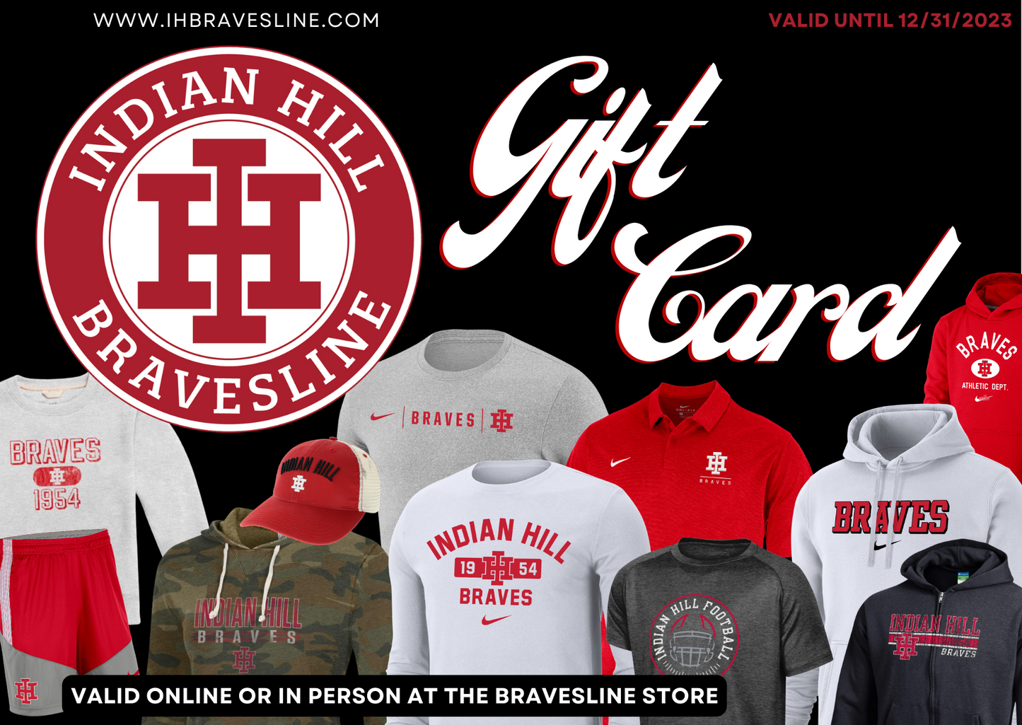 IH Bravesline Gift Card
