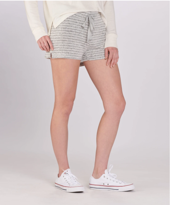 Boxercraft Ladies Cuddle Short - Grey/White