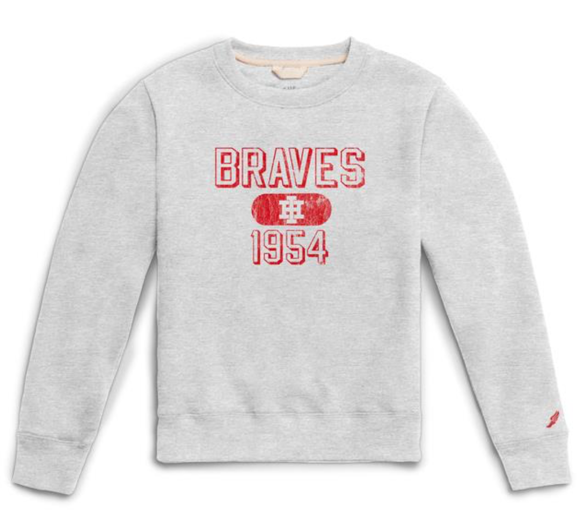 Legacy Youth Essential Fleece Crew - Classic Oxford