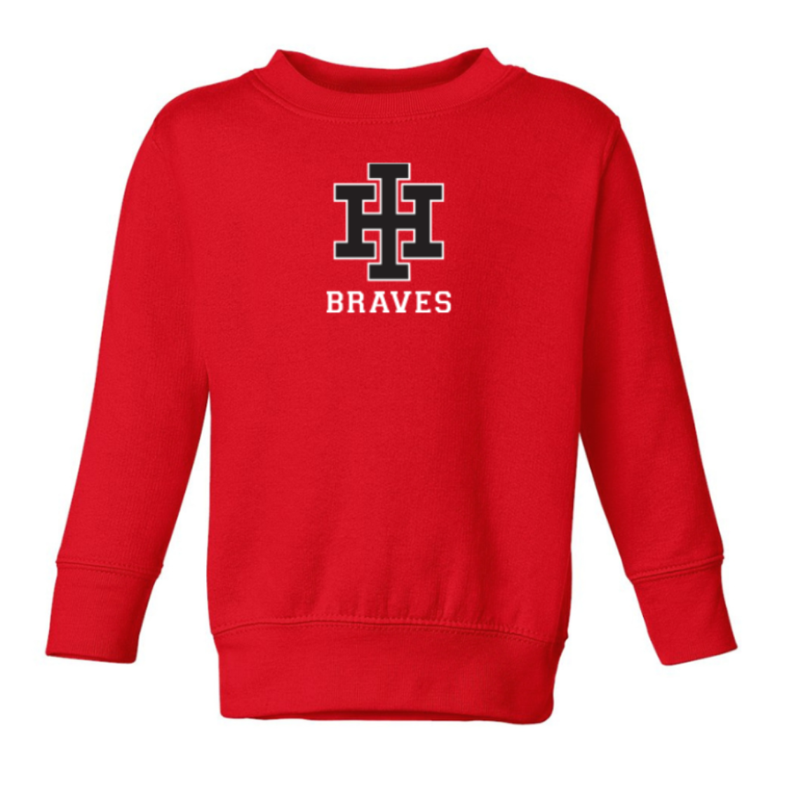 Rabbit Skins Toddler Crewneck Sweatshirt - Red