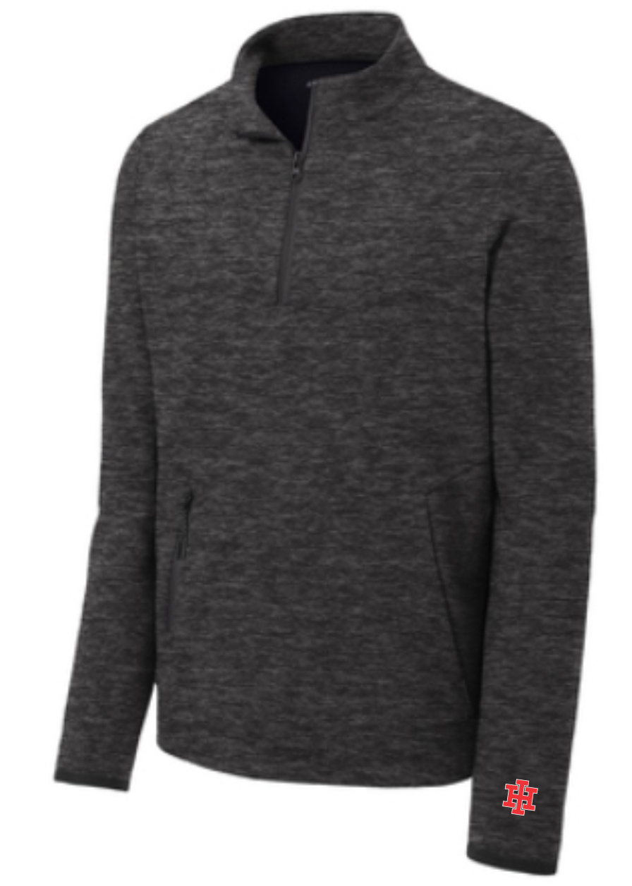 Sport-Tek 1/4 Zip Pullover-Black Heather