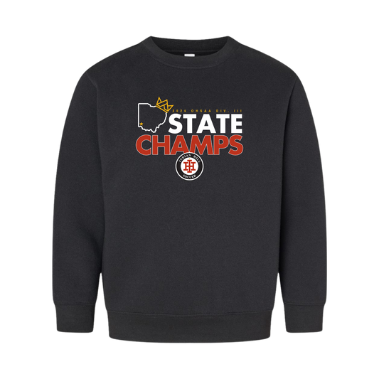 LAT Youth Soccer Champs Crewneck - Black