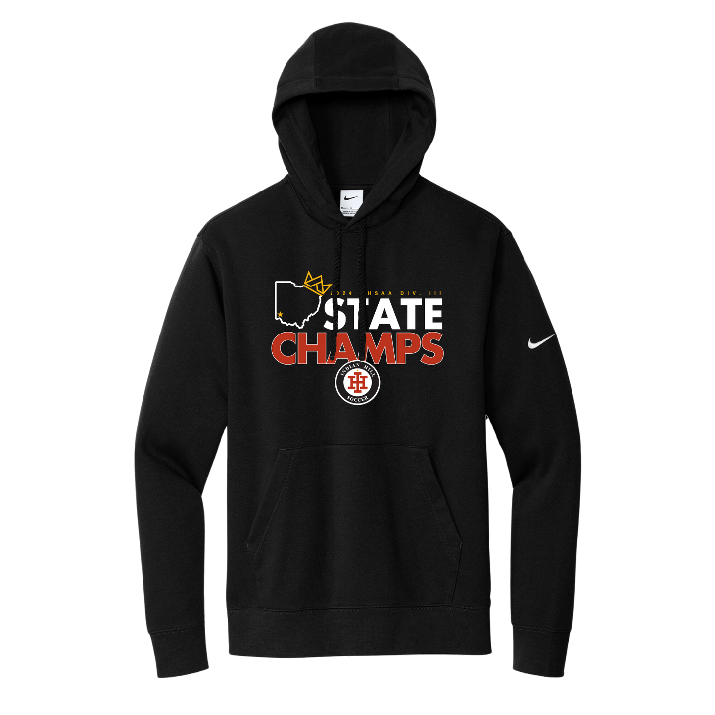 Nike Adult Soccer State Champ Hoodie - Black