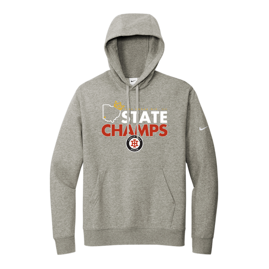 Nike Adult Soccer State Champ Hoodie - Dark Heather Grey