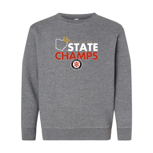 LAT Youth Soccer Champs Crewneck - Granite Heather