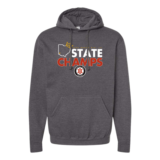 Tultex Adult Soccer Champs Hoodie - Heather Charcoal