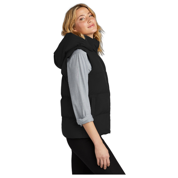 Mercer + Mettle Women's Puffy Hooded Vest