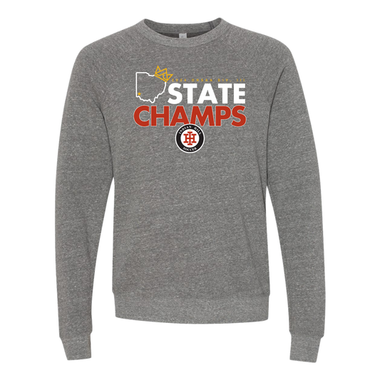 Bella + Canvas Adult Soccer Champs Crewneck - Deep Heather