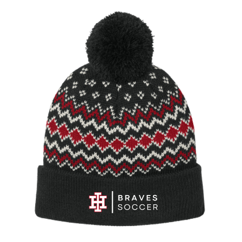 Adult Port Authority Pom Beanie - Soccer