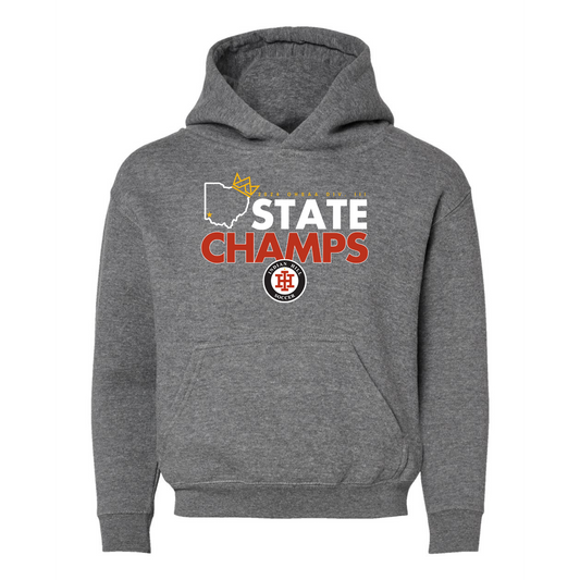 LAT Youth Soccer State Champ Hoodie - Granite Heather