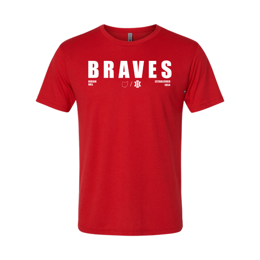 Adult Next Level Braves Ohio Tee