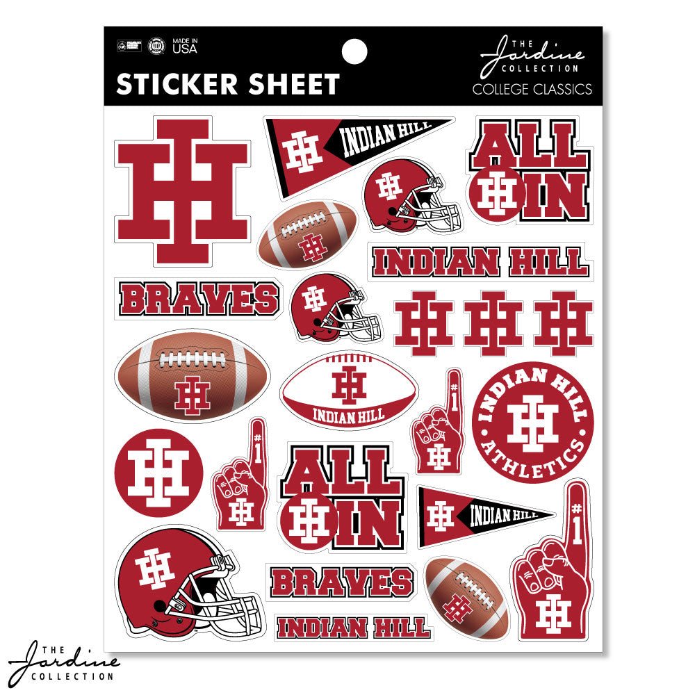 IH Football Sticker Sheet