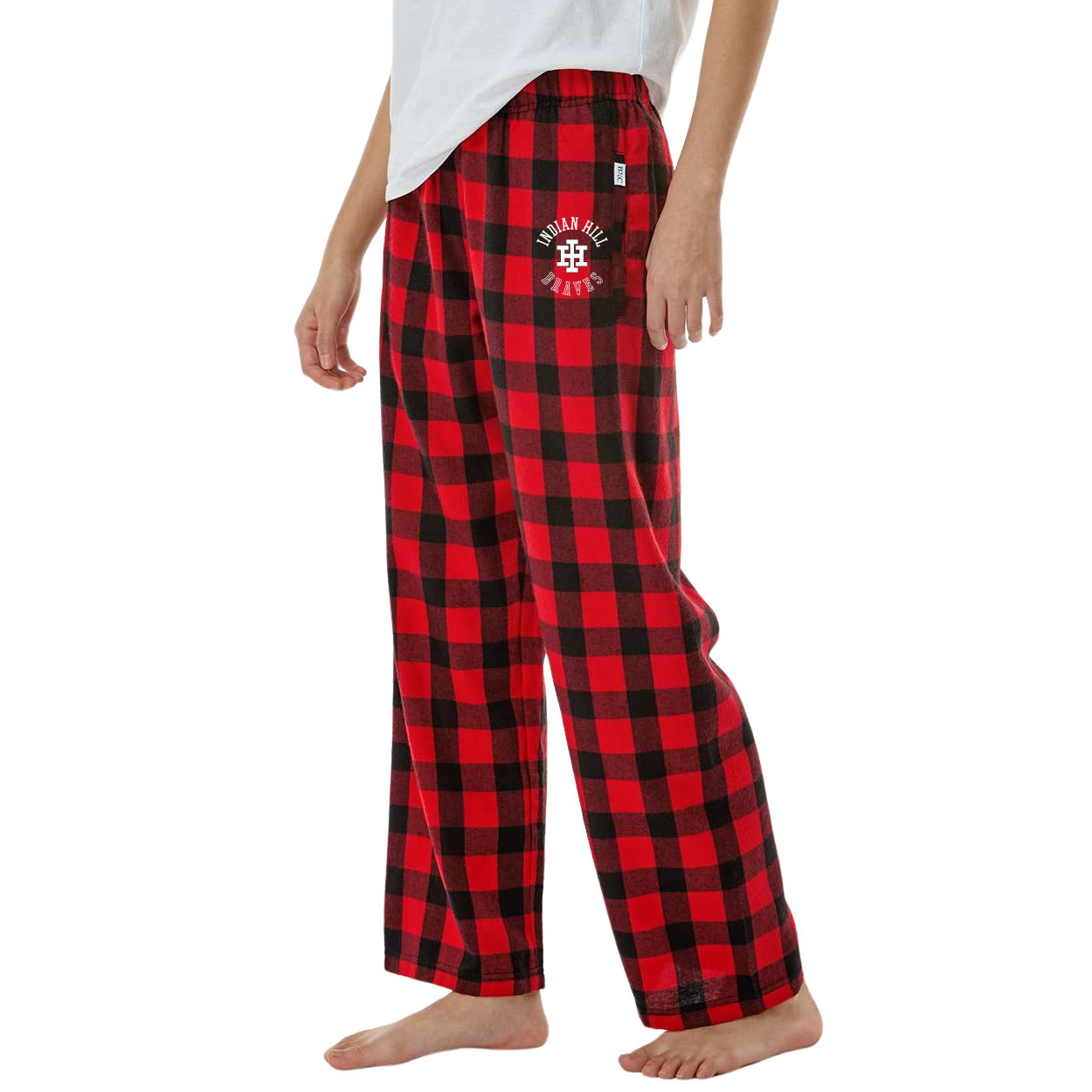 Boxercraft Youth Flannel Pants - Red/Black Buffalo