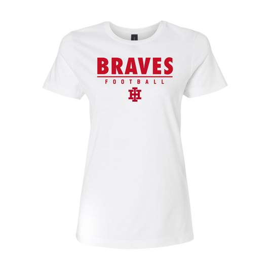 Women's Gildan Soft Style Tee  Football 2025 - White