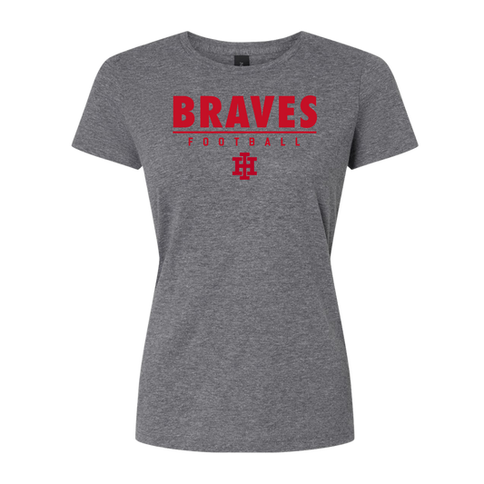 Women's Gildan Soft Style Tee  Football 2025 - Graphite Heather