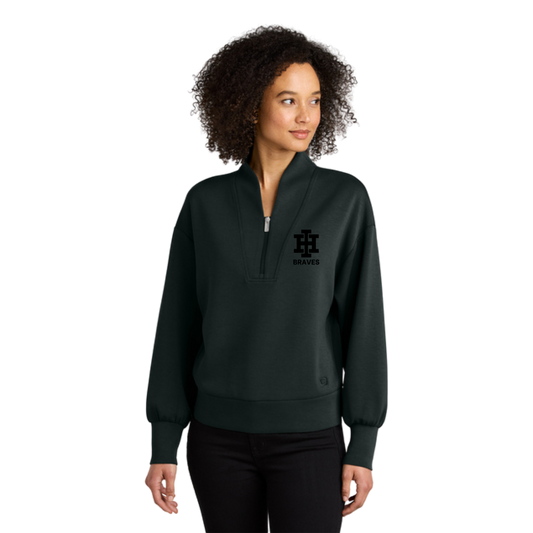 Women's Ogio 1/4 Zip Football 2025 - Blacktop