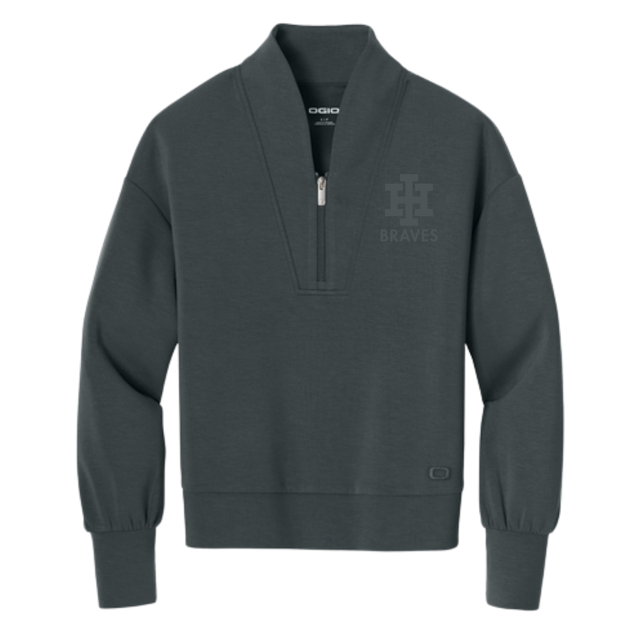 Women's Ogio 1/4 Zip Football 2025 - Tarmac Grey