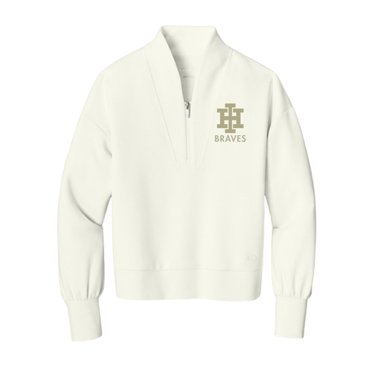 Women's Ogio 1/4 Zip Football 2025 - Opal White