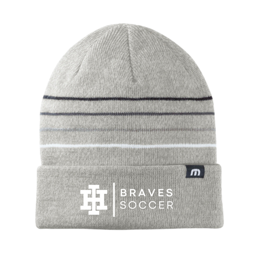 Adult TravisMathew Striped Cuff Beanie - Soccer