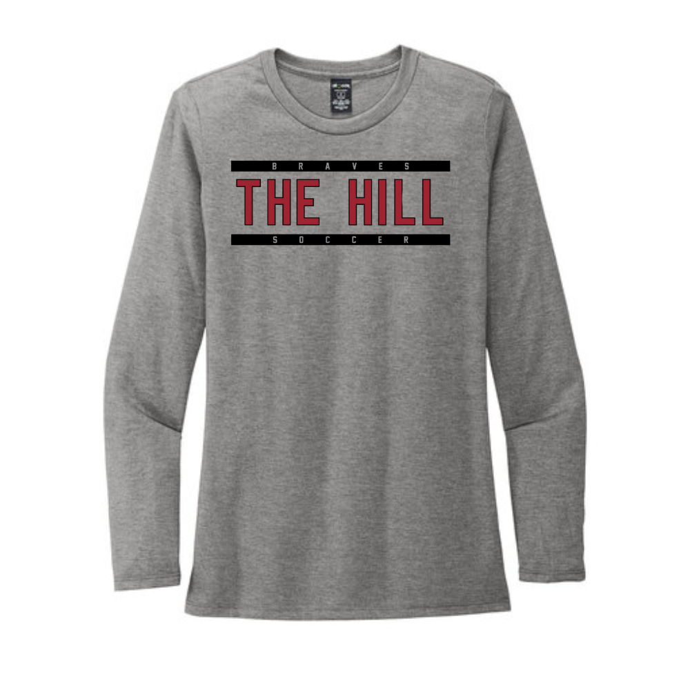 Allmade Women's Tri-blend Long Sleeved Tee: Soccer