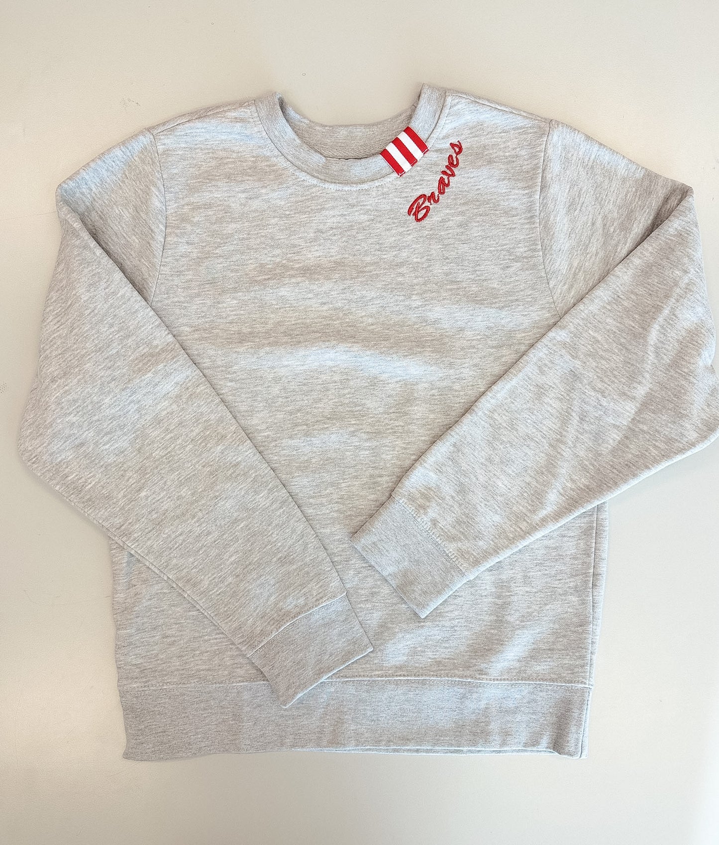 Braves Ribbon Crewnecks