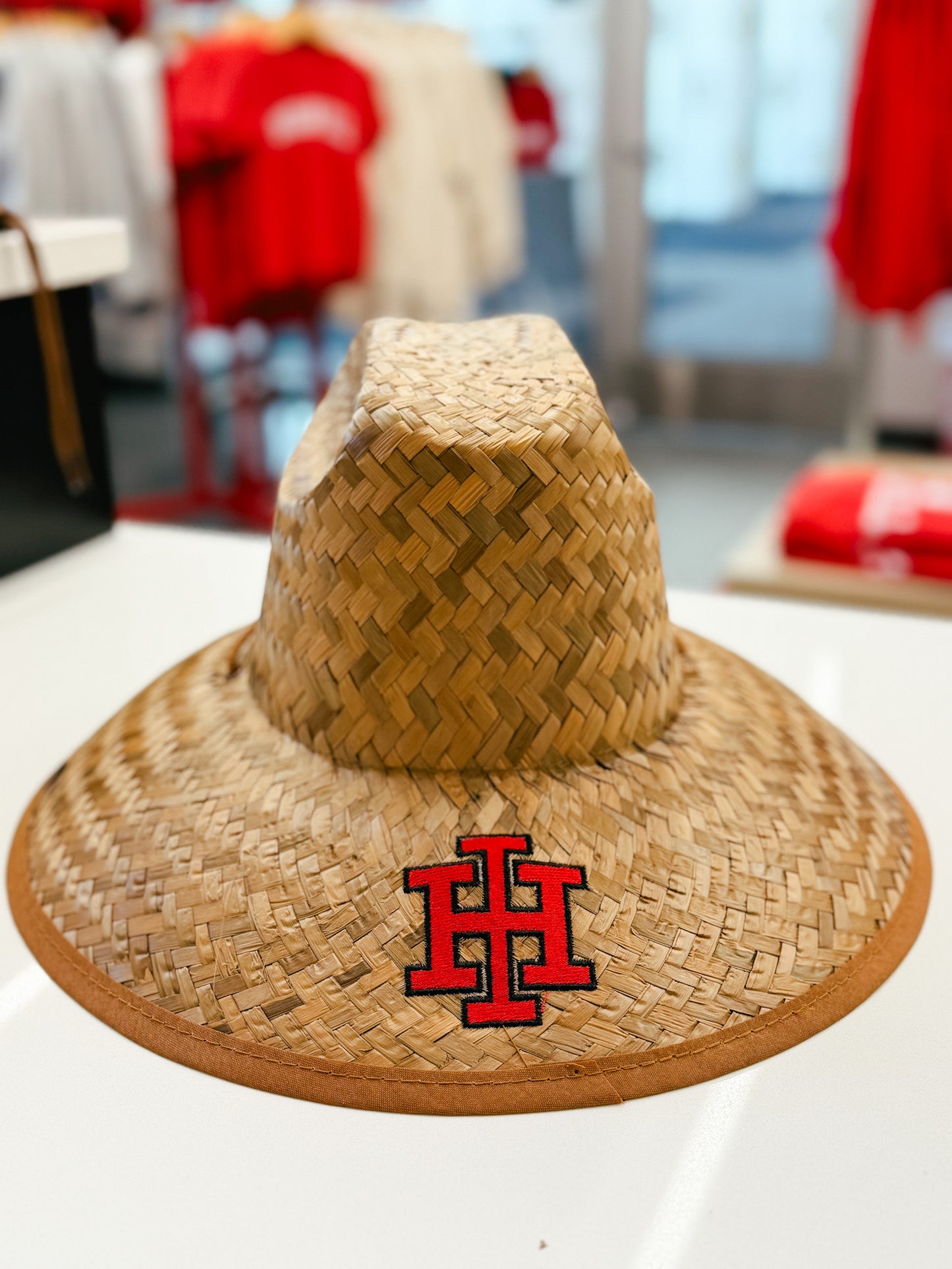 Indian Hill Embroidered Wide Brim Straw Sun Hats