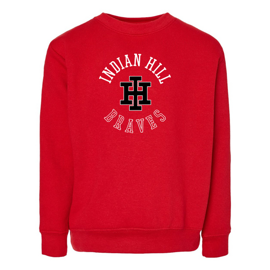 LAT Youth Crewneck Sweatshirt - Red