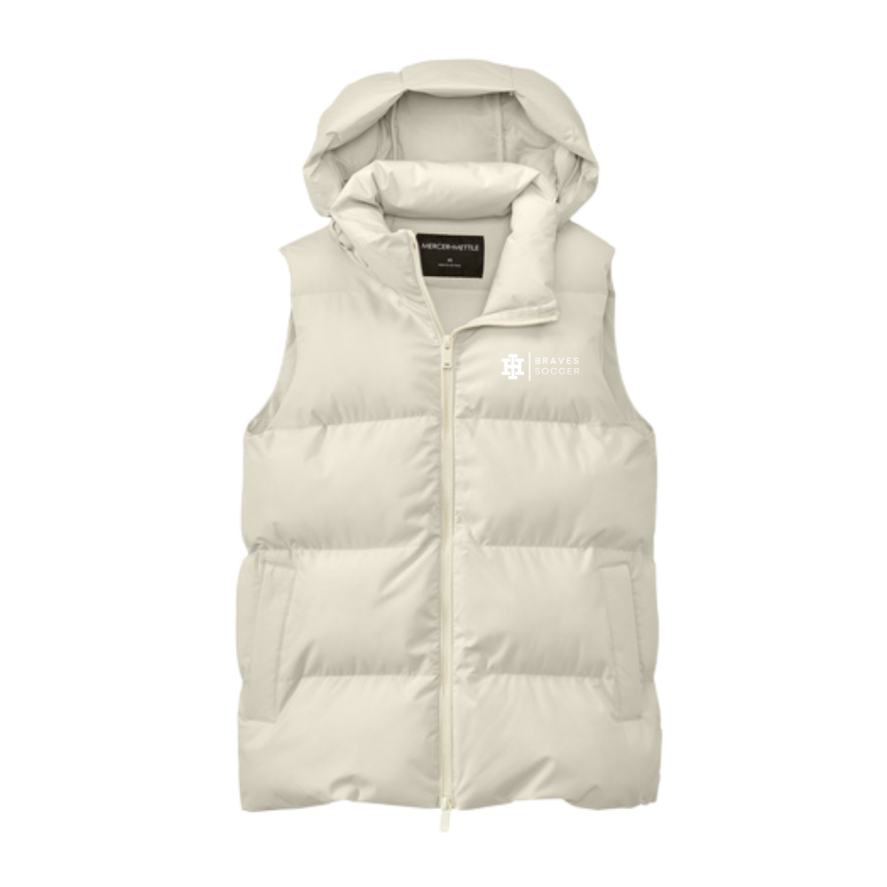 Mercer + Mettle Women's Puffy Hooded Vest - Soccer