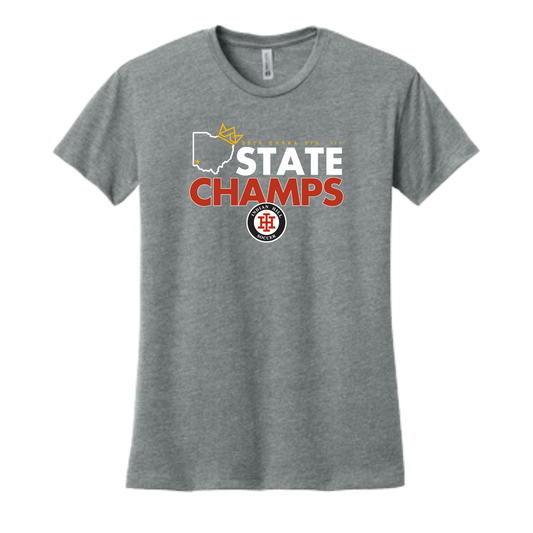 Next Level Women's Soccer Champs Tee - Dark Heather Grey