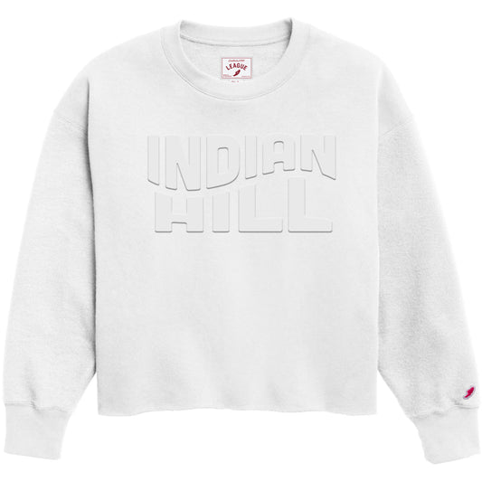 Reverse Fleece Oversized Midi Pullover