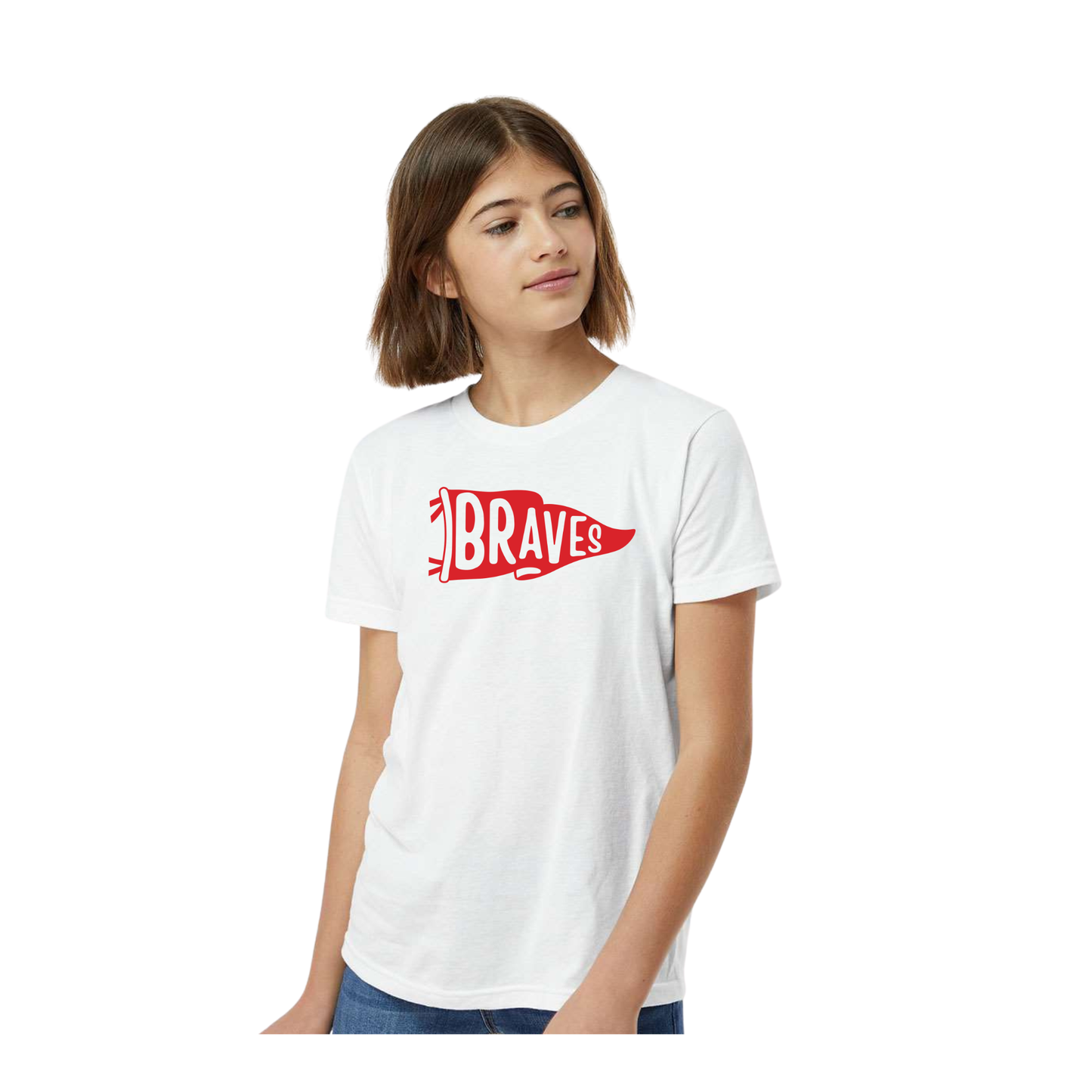 Youth Braves Pennant Tees
