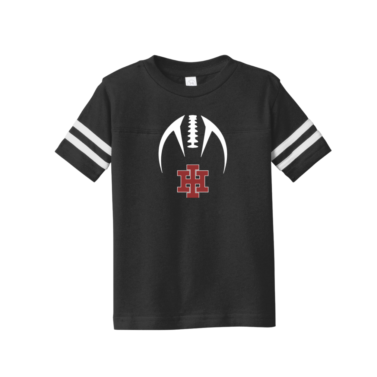 Toddler Football Jersey Tee - Black